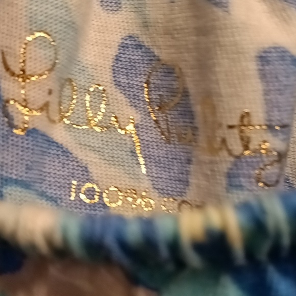 Lilly Pulitzer Other - FINAL PRICE Lilly Pulitzer blue multi-colored floral s/s flared hem dress L 8/10